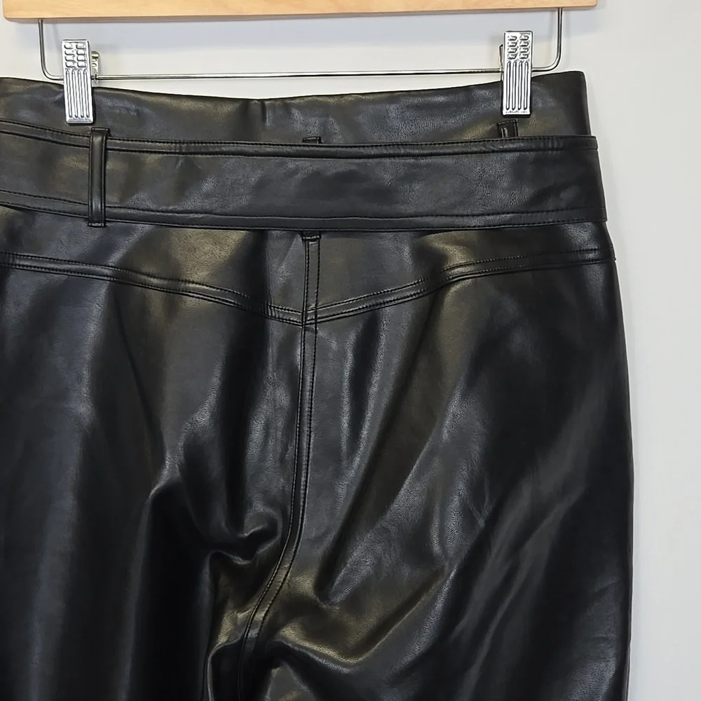 Wifred Vegan Leather Pants - Size 8